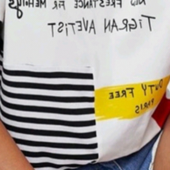 New with tags chic multicolored shirt 🎉🎊HP🎉🎊 - Picture 7 of 8